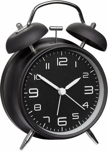 TFA Dostmann 60.1025 Mechanisch Wecker Schwarz Alarmzeiten 1