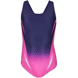 Aquarti Badeanzug Mädchen Muscleback Wettkampf rosa 140 - Kinder-Bademode, chlorresistent und ideal für Wettkämpfe, bietet optimalen Halt und Bewegungsfreiheit im Wasser.