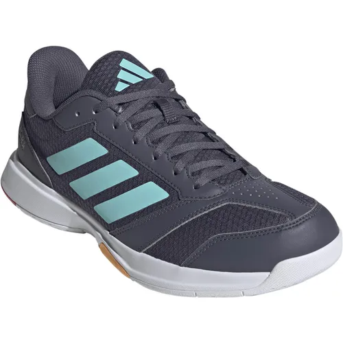 adidas Performance LIGRA 8 INDOOR Hallenschuh für Hallensport grau 43 1/3 EU - Sportlicher Hallenschuh mit optimierter Passform und strapazierfähigem Obermaterial. Ideal für Handball und andere Hallensportarten. Bitte eine Größe größer bestellen.