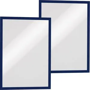 DURABLE DURAFRAME A3 Magnetrahmen selbstklebend blau, 2 St. in blau von DURABLE