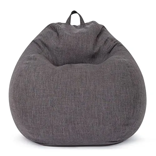 Green Bean Indoor XXL Sitzsack - Kuscheliger Komfort mit 300 Litern EPS-Perlen - Sitzsäcke in edlem Design, mit abnehmbarem, waschbarem Bezug aus hochwertigem Leinen. Flexibles Füllmaterial passt sich deinem Körper an und sorgt für ergonomischen Sitzkomfort.