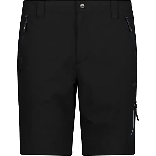 CMP MAN Bermuda nero (U901) 50 - Wanderhosen für Herren, ideal für Outdoor-Aktivitäten mit 4-Wege-Stretchmaterial für optimale Bewegungsfreiheit und DRY-Funktion für schnellen Feuchtigkeitstransport.
