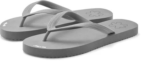 flip*flop Originals Damen Zehentrenner, Grau (granite 0310), 37 EU - Vegane Sandalen, waschbar bei 30°, perfekt für den Sommer und wasserfest für jeden Anlass.