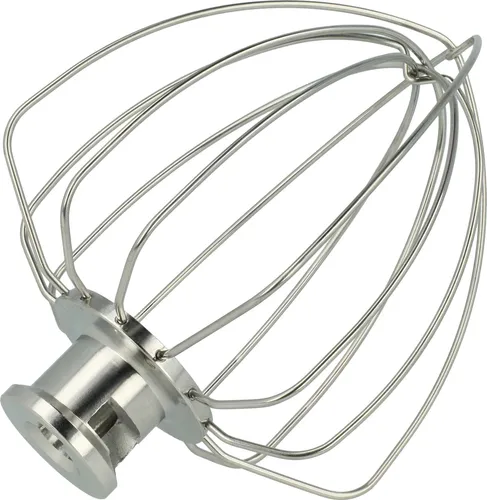 vhbw Schneebesen kompatibel mit KitchenAid KSM180, KSM160A, KSM85PS, KSM152, KSM154, KSM153, KSM75, KSM155, KSM158 Küchenmaschine - Edelstahl