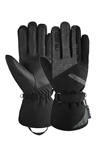 REUSCH Fingerhandschuhe Hellen R-TEX XT - Sportliche Fingerhandschuhe für Skifahrerinnen mit wasserdichter R-TEX XT Membrane und atmungsaktiver PrimaLoft Gold Isolation für besten Tragekomfort und Wärme. Ideal für Winterabenteuer!