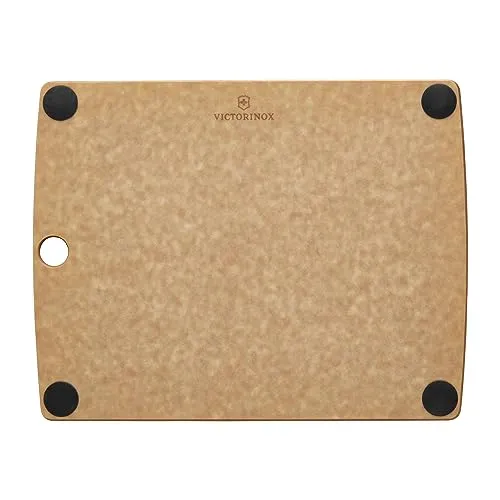 Victorinox Schneidebrett All-in-One, braun - Praktisches Schneidebrett mit integrierten Funktionen, ideal für die anspruchsvolle Küche und vielseitig einsetzbar.