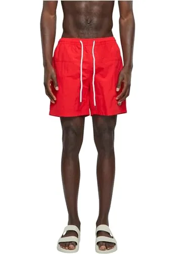 Urban Classics Herren Badehose Block Swim Shorts, Badehose für Männer, schnell trocknend, erhältlich in vielen Farbvarianten, Größen XS-5XL