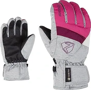 Ziener Skihandschuhe Leif GTX Glove Junior in grau von ZIENER
