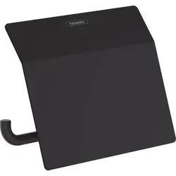 hansgrohe AddStoris Papierrollenhalter 41753670 mit Deckel in schwarz von Hansgrohe