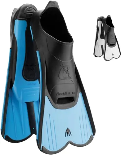 Cressi Schwimmflossen kurz Blau, 43/44 EU