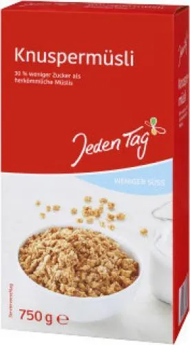 Jeden Tag Knuspermüsli 750g