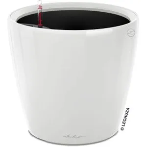 LECHUZA CLASSICO Premium LS 50 hochglanz weiß in weiß von Lechuza