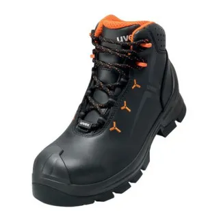 Uvex 2 MACSOLE Schnürstiefel - Sicherheitsschuhe S3 für Damen und Herren - Gewerbe, Industrie & Wissenschaft - Rutschhemmende MACSOLE-Gummisohle und metallfreie Zwischensohle bieten höchsten Komfort und Sicherheit bei der Arbeit.