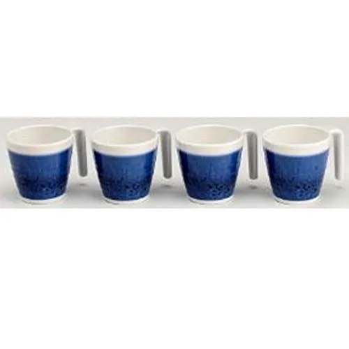 Flamefield Azure Stapelbecher-Set, 350ml, blau/weiß, 4-teilig