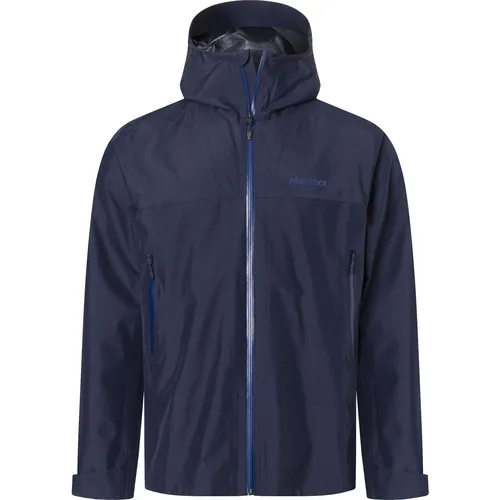 Marmot Herren Minimalist Pertex Jacke (Größe S, blau) - Wasserdichte Hardshell-Jacke für Berg- und Wandertouren, leicht und atmungsaktiv für optimalen Komfort