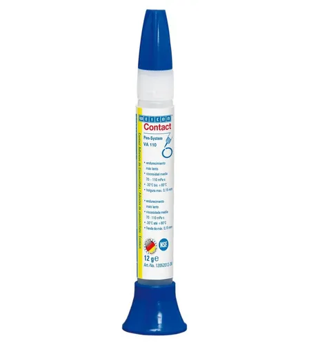 WEICON Sekundenkleber VA 110 - Lebensmittel- und Trinkwasserbereich - Mittelviskoser Cyanacrylat-Kleber mit NSF-Zulassung, ideal für sensible Anwendungen in der Lebensmittel-, Pharma- und Spielzeugindustrie.