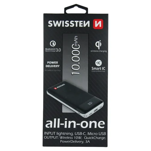 Swissten All-In-One Powerbank 10000 mAh
