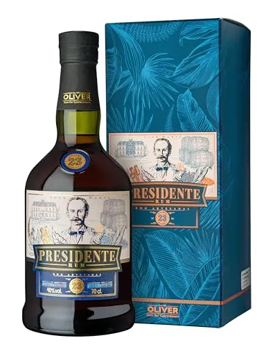 Presidente Rum 23 Sistema Solera - Edler Blend - Rum, der mit süßen, würzigen und fruchtigen Noten verführt. Ideal für Genießer und Kenner, jetzt bei mySpirits entdecken!