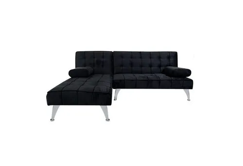Produktbild HTI-Living Schlafsofa Miranda mit Chaiselongue in Schwarz