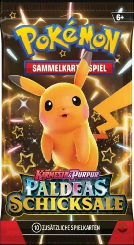 Pokémon TCG – Paldeas Schicksale Booster mit 10 Karten