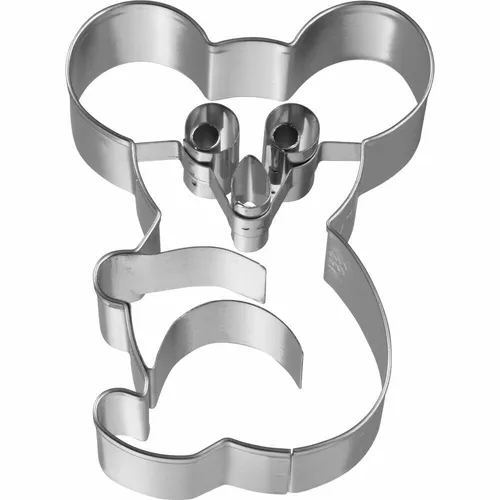 Birkmann Ausstechform Koala Innenprägung Ausstecher Plätzchenform Edelstahl 8 cm