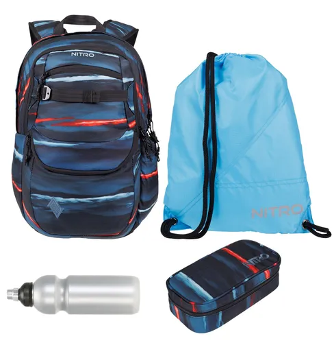 NITRO Future Hero Schulrucksack Set 4 Teile
