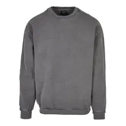Urban Classics Heavy Terry Crew Sweatshirt für Herren, Darkshadow, 4XL EU - Stylisches Sweatshirt mit überschnittenen Schultern und breiten Bündchen, perfekt für lässige Outfits und hohen Tragekomfort.