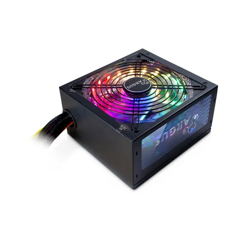 Argus RGB-700W II PC-Netzteil, 700 Watt - Netzteil mit 700 Watt Leistung und 80 PLUS Bronze Zertifizierung, ideal für leistungsstarke Gaming-PCs und leise Kühlung im Betrieb.