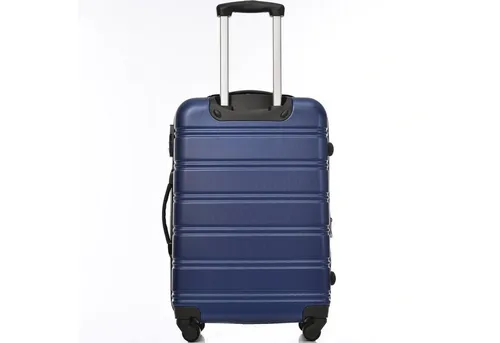 REDOM Hartschalen-Trolley Rollkoffer, Reisekoffer, Handgepäck 4 Rollen, ABS-Material, Material-ABS Kunststoff Viel Stauraum 360° leises Universal- Räder