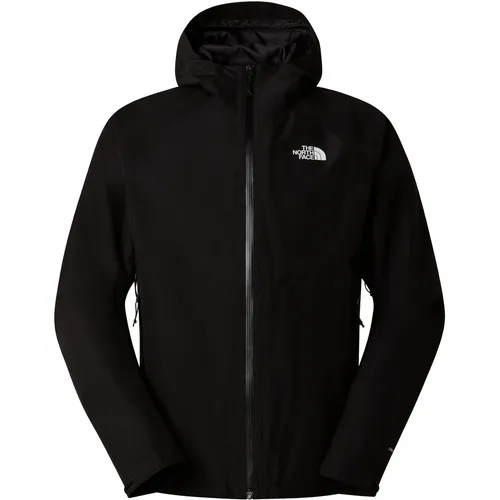 The North Face Herren Lightning Zip-in Jacke S schwarz - Sportliche Regenjacke für Wanderungen, leicht und atmungsaktiv für optimalen Komfort im Freien.