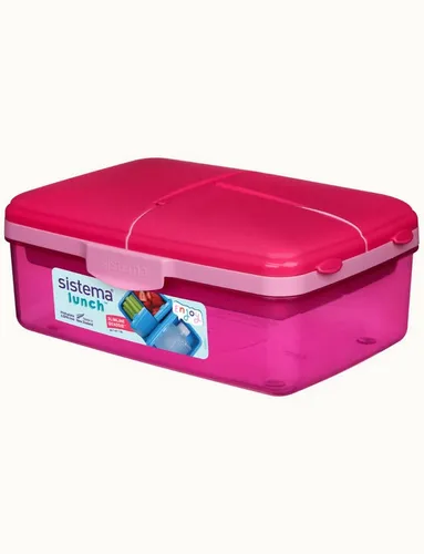 sistema Aufbewahrungsbox Sistema 1,5L Quaddie Lunchbox - Pink