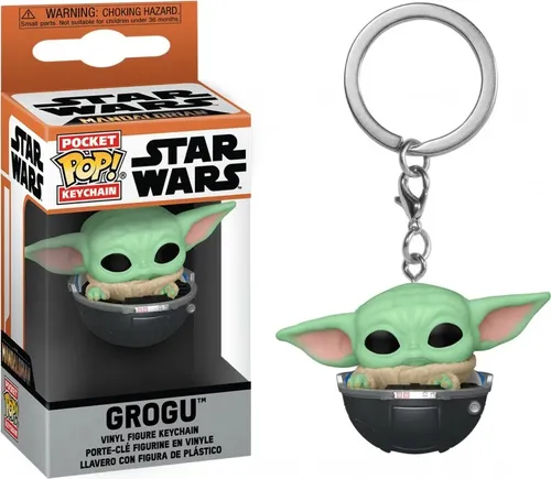 Star Wars - The Mandalorian Grogu   - Schlüsselanhänger Funko Pocket POP! Keychain