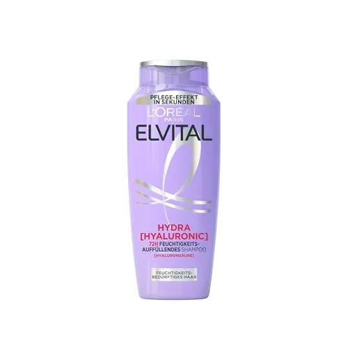 er Pack L’Oréal Paris Elvital XL Hydra Hyaluronic 72H Feuchtigkeits-Auffüllendes Shampoo 2 x 400 ml 2