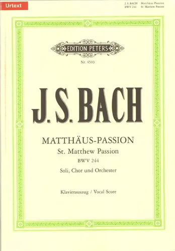 Notenblätter von Edition Peters