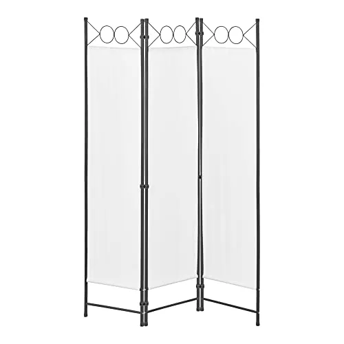 Raumteiler Saragossa 3-teilig 120x171 cm - Dekorativer Sichtschutz - Paravent Trennwand für flexible Raumgestaltung, schnell aufgestellt und platzsparend klappbar, ideal für Balkon und Terrasse.