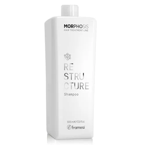 Framesi New Morphosis Restructure Shampoo 1000ml - Shampoo für strapaziertes Haar, bietet intensive Pflege und Reparatur für gesundes, glänzendes Haar.