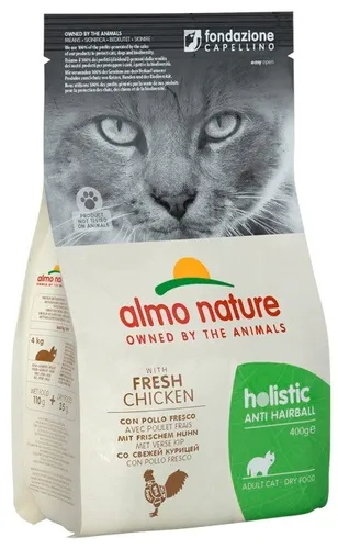 ALMO NATURE Adult Anti-Hairball mit Huhn - Trockenfutter für Katze 8001154125948