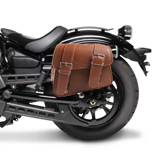 Satteltasche 8L für Ducati Scrambler Urban Enduro braun links