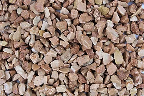 Gartenwelt Riegelsberger Ziersplitt 1 kg Rosso Verona gewaschen Körnung 8-12 mm Splitt Gartenkies Teichkies Dekokies Deko Wegkies Wegsteine Zierkies