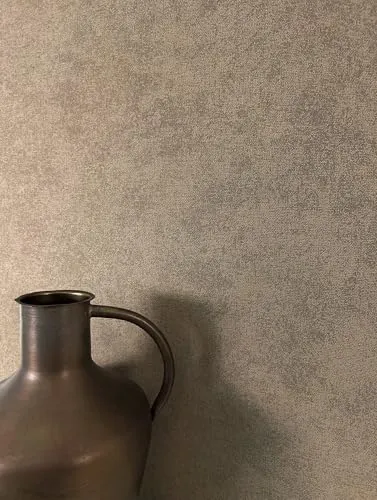 Newroom Tapete Grau Vliestapete Einfarbig in beige von Newroom