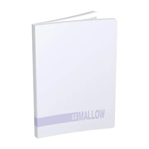 L'ETUDIANT Pastell Wochenkalender, 15 x 21 cm, 2024 – 2025, halbstarr, Mallow