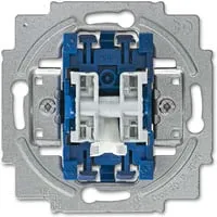 Busch-Jaeger Wippschalter-Einsatz UP-Montagedose 2400/5 USK - Smart Home Wippschalter, für das Schalten von elektrischen Verbrauchern bis 16A. Mit LED-Beleuchtung für optimale Kontrolle und Orientierung.