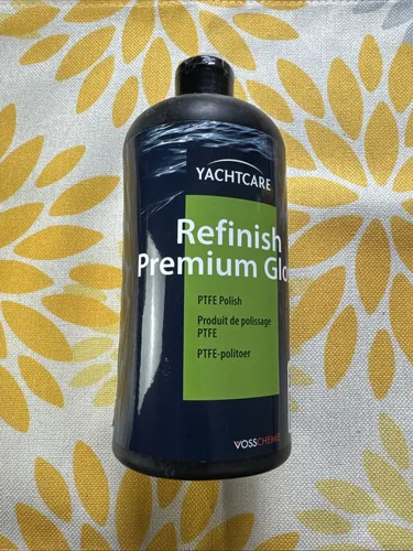 Yachtcare Refinish Premium Gloss 500ml - GFK Politur für Boot & Caravan - Farben & Pflege - Holen Sie maximalen Tiefenglanz aus GFK & Gelcoat mit dieser hochwertigen PTFE Politur, die Oberflächen schützt und die Reinigung erleichtert.