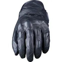 Five SportCity Evo Damenhandschuhe - Schwarz - XS - Motorradhandschuhe aus 100% vollnarbigem Ziegenleder, mit Ergo Protech®-Schutz und Touch ScreenTM-System. Ideal für den urbanen Alltag, vereinen Stil und Sicherheit.