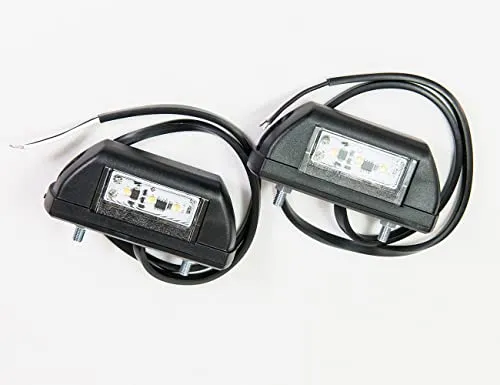 Web Truck 2 x LED Umrissleuchte Begrenzungsleuchte Hängend Positionsleuchte 12-24V, 2 Farben: weiß, rot, für LKW PKW Anhänger, Trailer, Wohnwagen usw