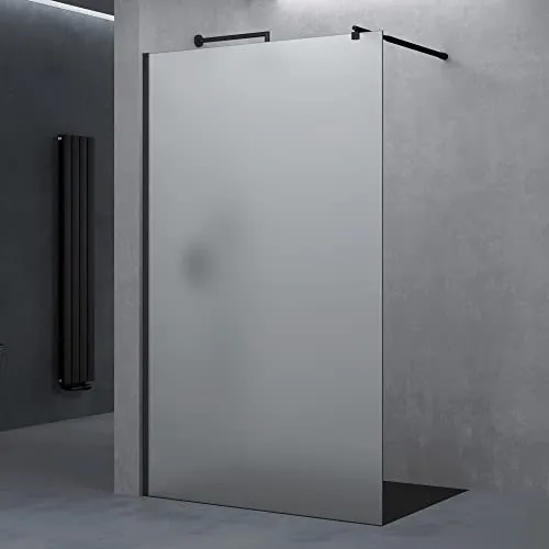 doporro Walk-in-Dusche Duschwand - Elegante Duschabtrennung aus Sicherheitsglas - Walk-In Duschen mit 8/10 mm ESG-Sicherheitsglas, variabel einstellbarer Wandabstand von 70-120 cm, einfache Montage und modernes Design für Ihr Badezimmer.
