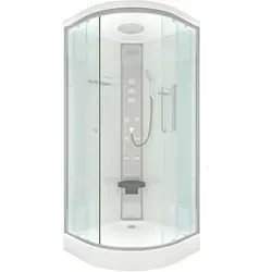 Duschkabine Fertigdusche D10-20T1-EC 100x100 cm