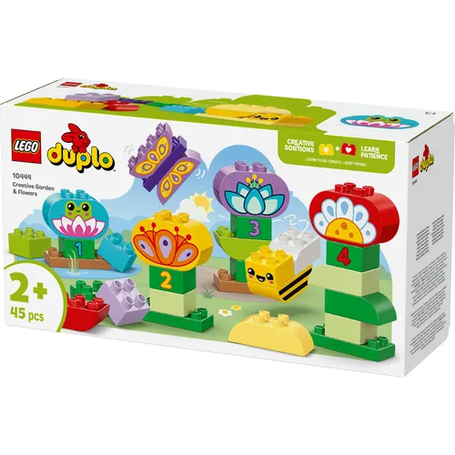 LEGO® DUPLO® Kreativset Pflanzen & Blumen - 10444 - LEGO® Spielzeug für kreatives Bauen, fördert Fantasie und Problemlösungsfähigkeiten. Perfekt als Geschenk für kleine Baumeister mit 45 Teilen für grenzenlosen Spielspaß!