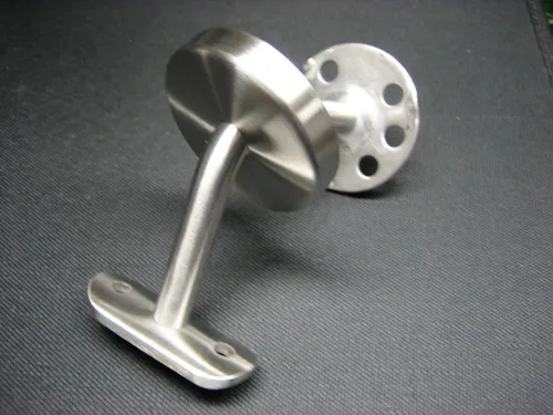 Edelstahl V2A Handlaufträger Handlaufhalter Handlauf Halter Wandhalter Rosette.