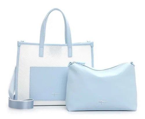 Tamaris Shopper Cityshopper Set, 2-tlg - Stylischer Shopper mit geräumigem Hauptfach und zusätzlicher Schultertasche, ideal für spontane Einkäufe und vielseitige Tragemöglichkeiten.